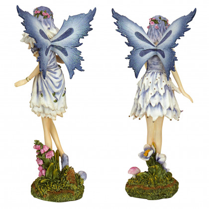 Toscano - Set of 2 Poppy and Meadow the Windforest Fairies Statue Collection
