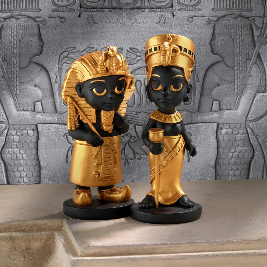 Toscano - Set of 2 Wee Rulers of the Egyptian Realm Statues