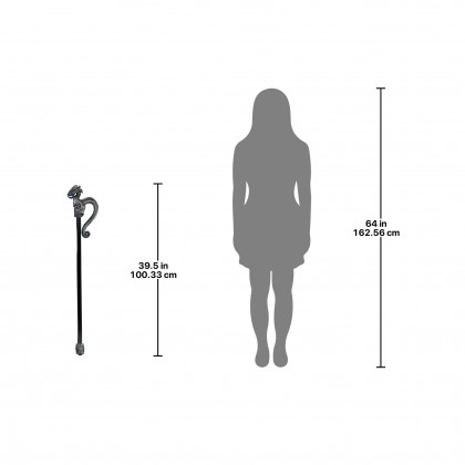 Toscano - Dragonsthorne Rampant Rogue Dragon Walking Stick