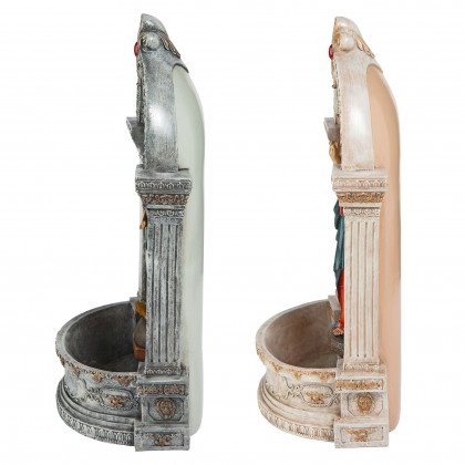 Toscano - Set of 2 Holy Family Devotionals Italian-Style Font StatuesSet of Two
