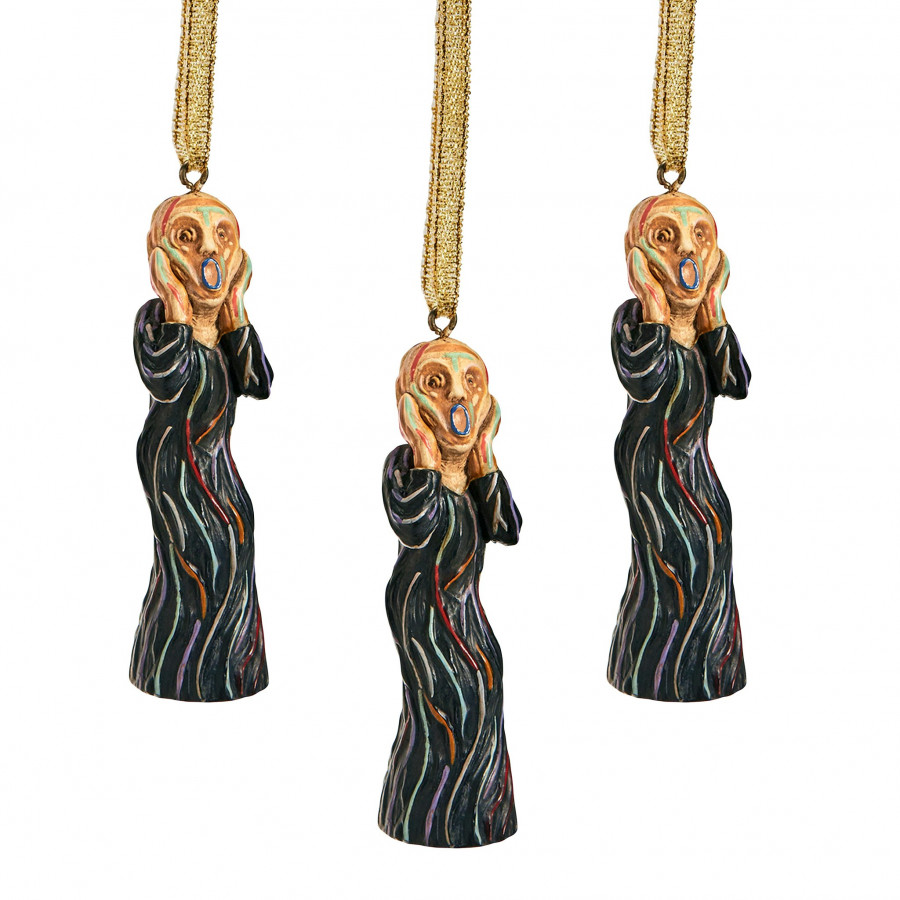 Toscano - Holiday Ornament The Silent Scream Holiday Ornament