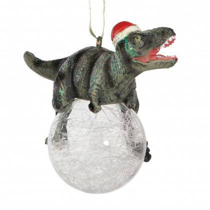 Toscano - Blitzer the T-Rex Holiday Ornament