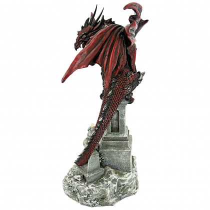 Toscano - Warrior Dragon of the Necropolis Gothic Cemetery Statue