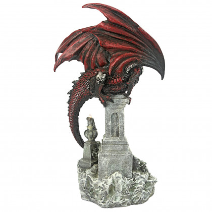 Toscano - Warrior Dragon of the Necropolis Gothic Cemetery Statue