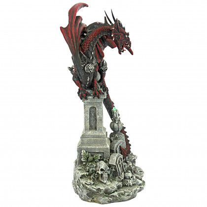 Toscano - Warrior Dragon of the Necropolis Gothic Cemetery Statue