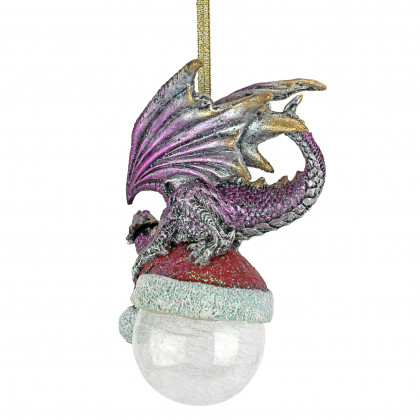 Toscano - North Pole Dragon Holiday Ornament