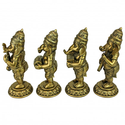 Toscano - Lord Ganesha Musical Elephant God Hundu Statue Collection