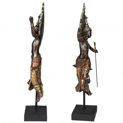 Toscano - Thai Teppanon Temple Dancer Statues