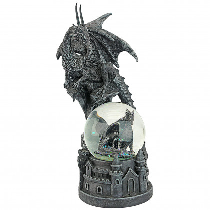 Toscano - The Dragons of Castle Malahide Gothic Water Globe