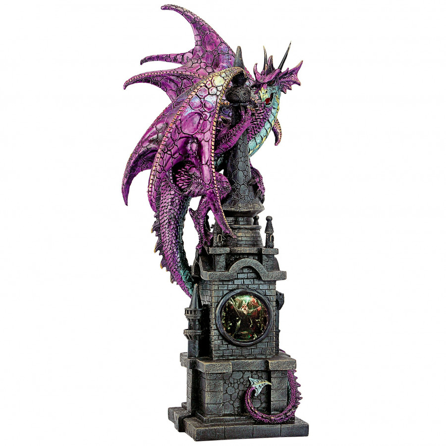 Toscano - The Wizard Dragon of Bulwark Tower Statue