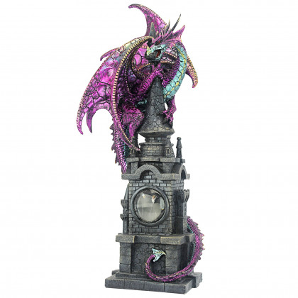Toscano - The Wizard Dragon of Bulwark Tower Statue
