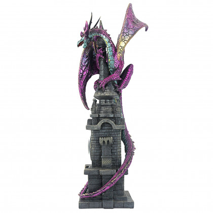 Toscano - The Wizard Dragon of Bulwark Tower Statue