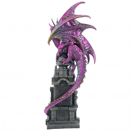 Toscano - The Wizard Dragon of Bulwark Tower Statue