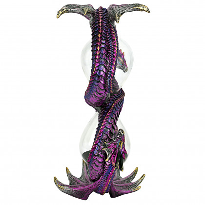 Toscano - Witness to Time Gothic Dragon Sand Timer Hourglass Statue