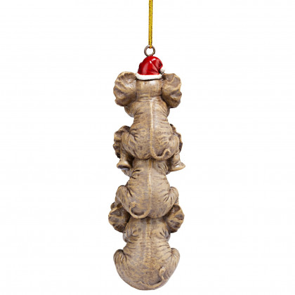 Toscano - See Speak Hear No Evil Elephant Holiday Ornament