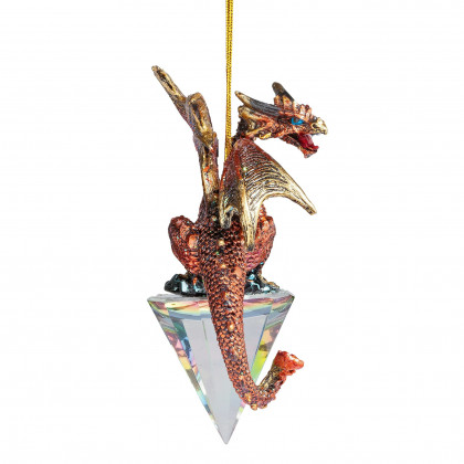 Toscano - Diamond Dragon 2019 Gothic Holiday Ornament
