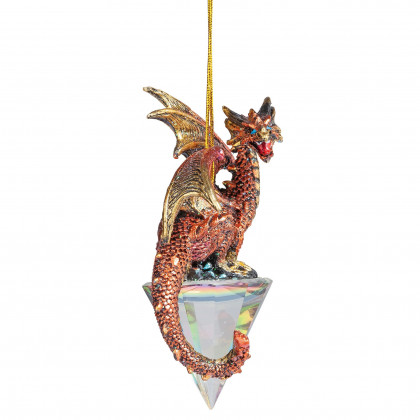 Toscano - Diamond Dragon 2019 Gothic Holiday Ornament