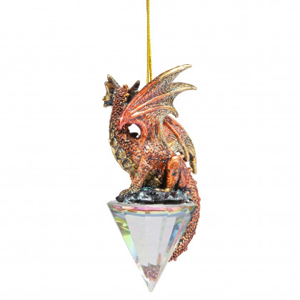 Toscano - Diamond Dragon 2019 Gothic Holiday Ornament
