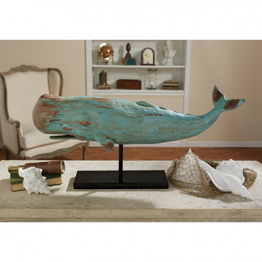 Toscano - Folk Art Whale Statue