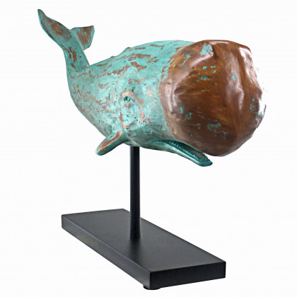 Toscano - Folk Art Whale Statue