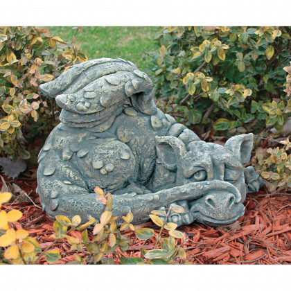Toscano - Blushing Babel the Bashful Dragon Statue