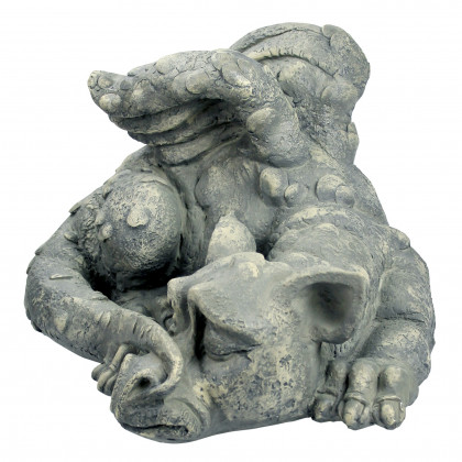 Toscano Blushing Babel the Bashful Dragon Statue - Large