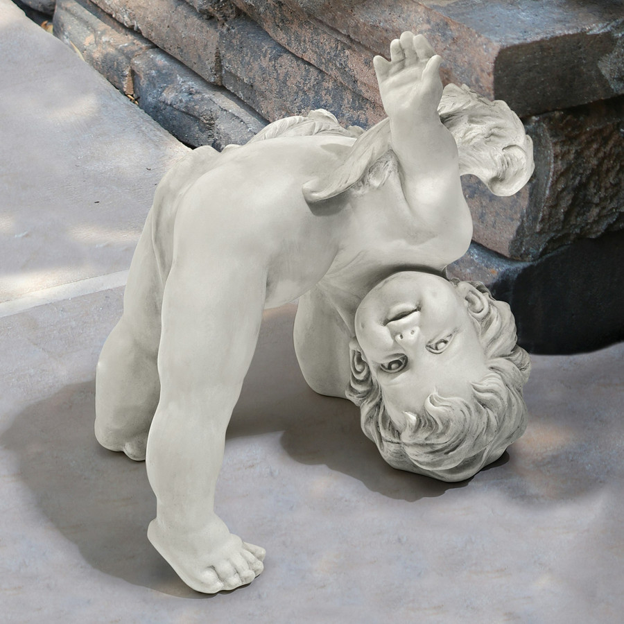 Toscano - Turvey The Tumbling Cherub Statue