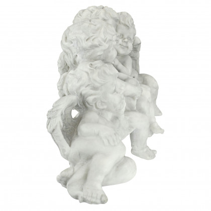 Toscano - Cherub Conclave Shelf Sitting Angel Sculpture