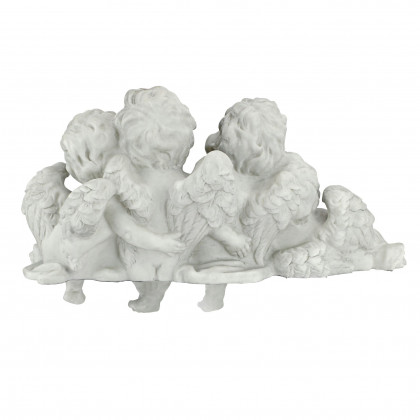 Toscano - Cherub Conclave Shelf Sitting Angel Sculpture