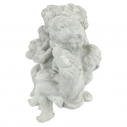 Toscano - Cherub Conclave Shelf Sitting Angel Sculpture