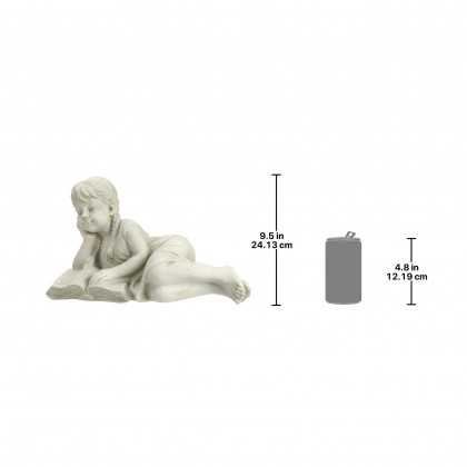 Toscano - Reading Rebecca Garden Scholar Statue
