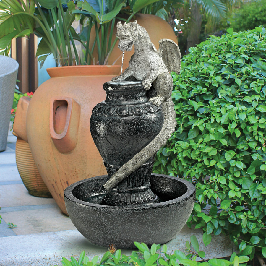 Toscano - The Viper Dragon Sculptural Fountain