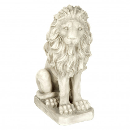 Toscano Mansfield Manor Lion Sentinel Statue - Looking Right