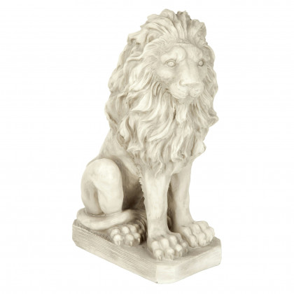 Toscano Mansfield Manor Lion Sentinel Statue - Looking Right