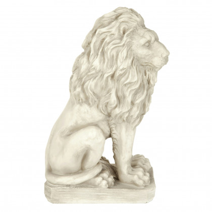 Toscano Mansfield Manor Lion Sentinel Statue - Looking Right