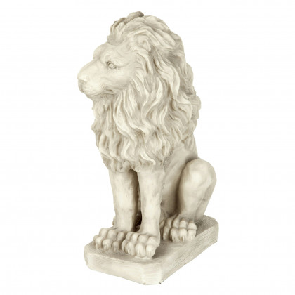 Toscano Mansfield Manor Lion Sentinel Statue - Looking Right