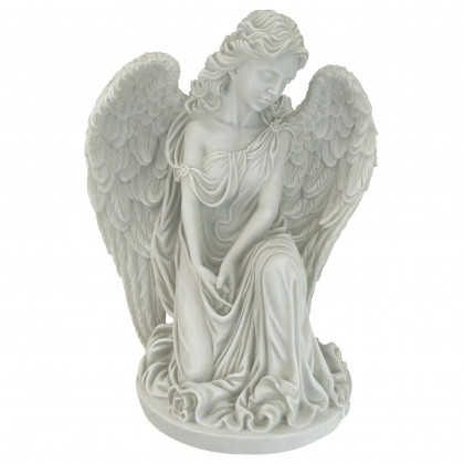 Toscano - Quiet Countenance Praying Angel Garden Statue