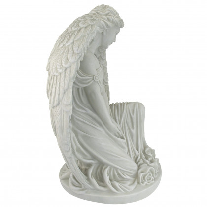 Toscano - Quiet Countenance Praying Angel Garden Statue