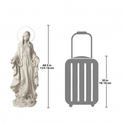 Toscano - The Blessed Virgin Mary Heavens Light Statue