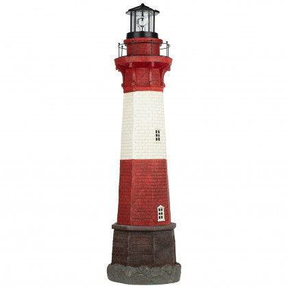 Toscano - Coastal Shoal Lighthouse Solar Beacon Statue