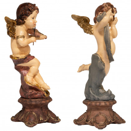 Toscano - Italian Baroque-Style Musical Cherub Statues