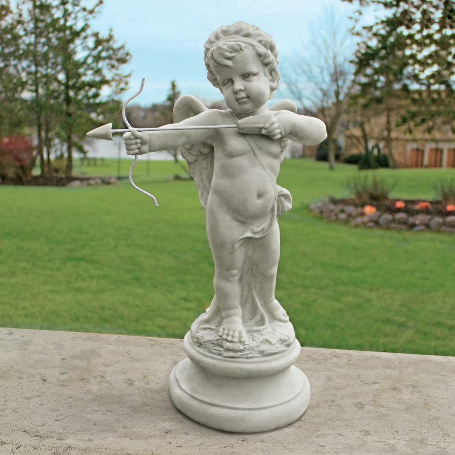 Toscano - Cupid Message of Love Statue