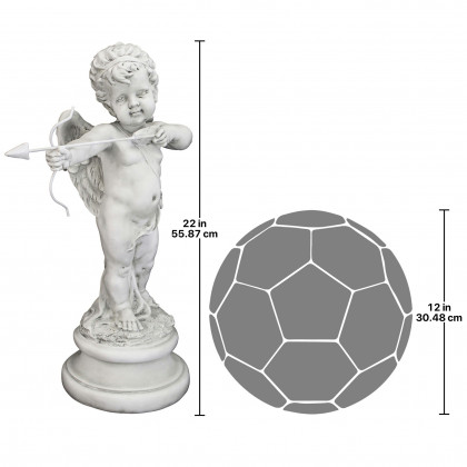 Toscano - Cupid Message of Love Statue