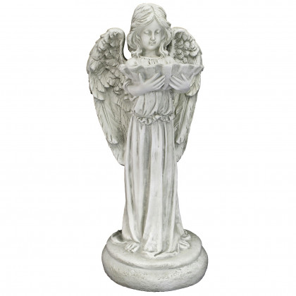 Toscano - Tranquil Guardian Angel Birdbath Feeder Statue