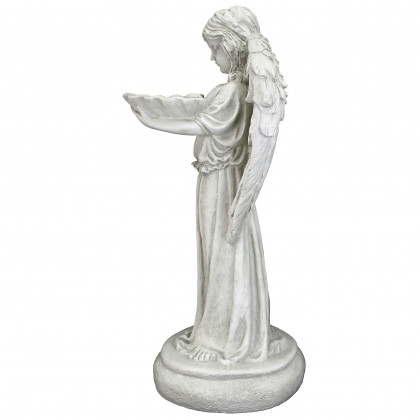 Toscano - Tranquil Guardian Angel Birdbath Feeder Statue