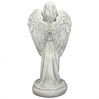 Toscano - Tranquil Guardian Angel Birdbath Feeder Statue