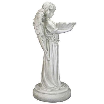 Toscano - Tranquil Guardian Angel Birdbath Feeder Statue