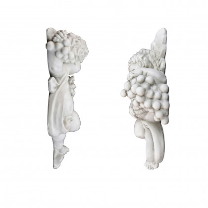 Toscano - Cherub Harvest Angel Wall Sculptures