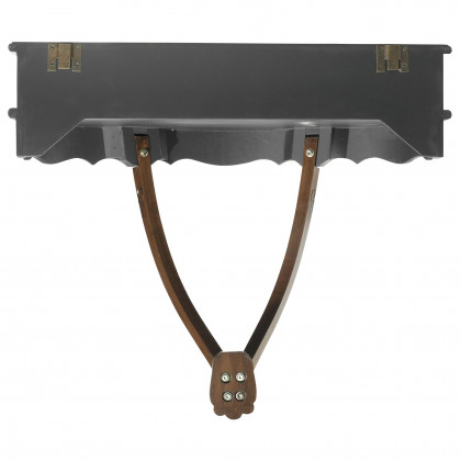 Toscano - Camellia Wall Console Table in Walnut, Mdf