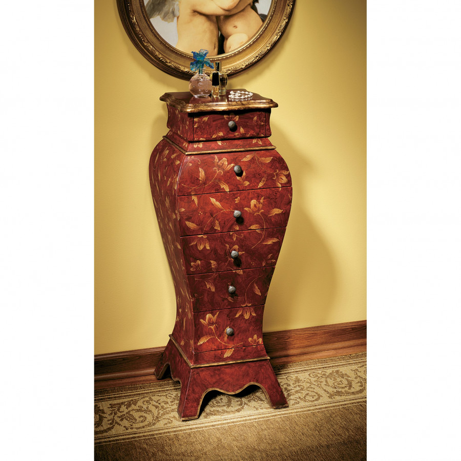 Toscano - Villandry Bombe Chest in Wood